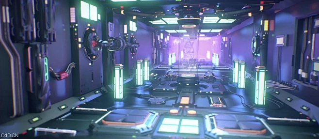 C4D/AE科幻场景DNA演示工程文件 Science fiction DNA scene project 科幻场景,DNA演示,DNA ...