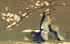 阿魚不望天黛藍采集到毕业设计插画’