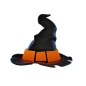 Witch Hat 3D Illustration