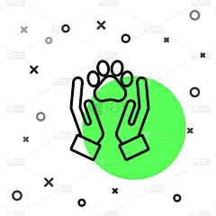 脚印,动物,黑色,动物手,计算机图标,线条,可爱的,野生动物,直的,爱