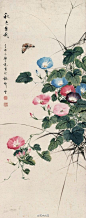 颜伯龙国画作品欣赏——颜伯龙（1898~1955）满族，正黄旗，北京人。民国时期京津画派著名的花鸟画家。工山水、人物、翎毛、走兽。因颜先生不喜仕途，只想做一介布衣，潜心作画，又因颜先生祖籍长白，故称“长白布衣”，画称精湛。