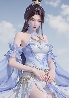 完美世界月婵仙子高清壁纸写真 - 小红书