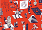 Philadelphia Museum of Art - Final Fridays : Illustration campaign for Philadelphia Museum of Art