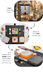 FOLDEAT | A Modular Lunchbox That Unfolds Into An Eating Mat : Foldeat has 15 unique features smartly integrated. Packing and eating on the go have never been easier.