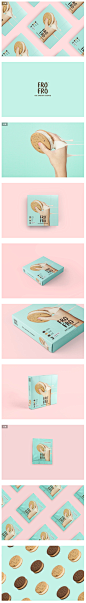 FRO FRO冰淇淋饼干品牌和包装设计 - 设计之家