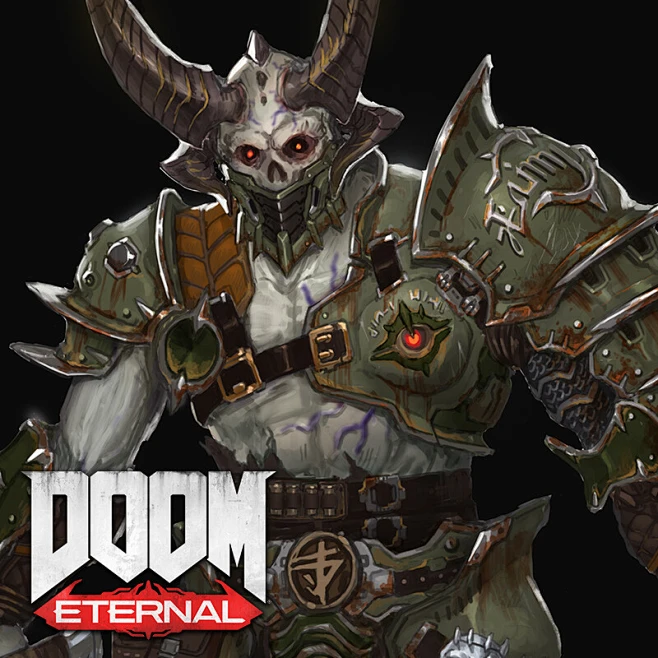 DOOM Eternal - Marauder, Emerson Tung : Visual development work done ...