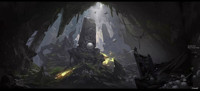 CGwall游戏原画网站_个性化场景原画