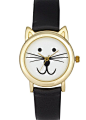 美国正品代购新款可爱卡通石英手表ASOS超萌圆脸猫手表-淘宝