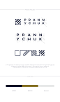 P R A N N Y C H U K : In the process of creating this logo, I’ve been drawing the inspiration from geometrically flat shapes with sharp edges. As the base, I laid a square with an elegantly inscribed pencil simplified to the squared shape as well as its t
