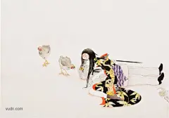 日本SAYAKA古典风格插画作品(3) #采集大赛#