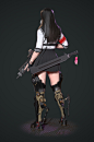 Cyberpunk Schoolgirl