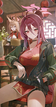 無奈悳采集到蔚蓝档案