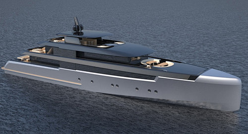 Futuristic Yacht, Va...