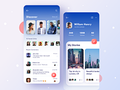 一颗星M采集到App-社交