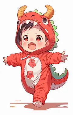 可爱龙宝宝元素素材图片元素