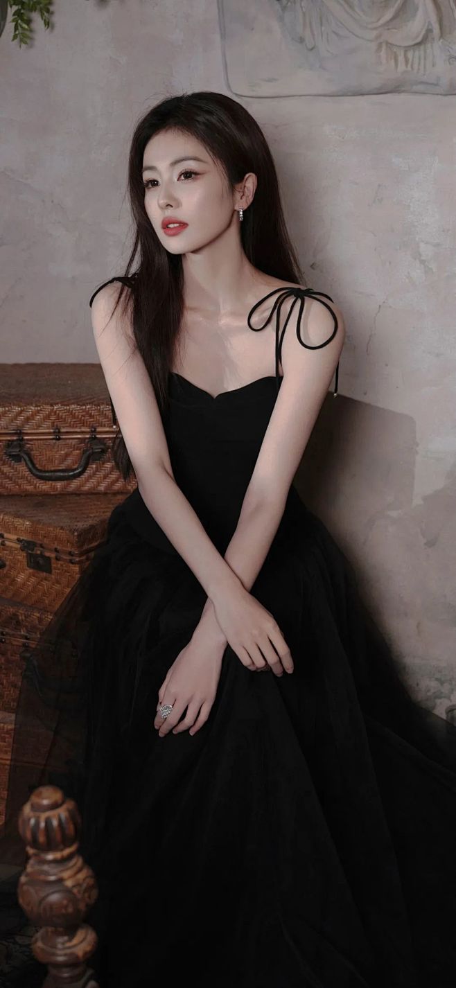 白鹿小仙女吊带裙