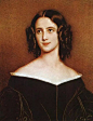 卡罗利妮•利齐乌斯 画于1842年，画时17岁。本来画家施蒂勒为她画过一幅肖像。后来路德维希一世要求为这位“长得越来越漂亮”的女子再画一幅，现今画廊陈列的就是第二幅