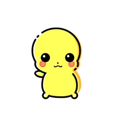 PS绘制萌萌的MBE风格皮卡丘插画教程