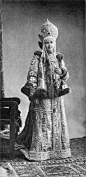 1903 Costume Ball in the Winter Palace, St Petersburg, Russia. Countess Varvara V. Musina-Pushkina (1870 – 1960, nee Countess Kapnist; well known Orthodox icon painter) in the fancy dress of a 17 c. Russian noble woman.