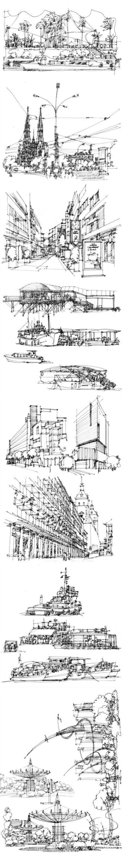 丿Hello采集到建筑速写