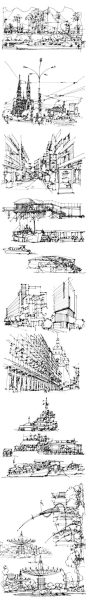 【图】建筑师速写，重实用。快速的徒手表述，能快捷记录资料，..._睭小汐的收集_我喜欢网