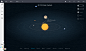 3D CSS Solar System with lighting effect | CSSDeck
