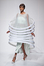 Sculptural Fashion -  encircling ring dress; conceptual fashion design; wearable art // Juliana Horner