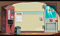 Amoeville backgrounds : The background i made for small animation project called Amoeville