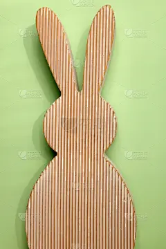 复活节兔子,贺卡,复活节,简单,色彩鲜艳,柔和色,动物,春天,装饰物,兔子