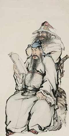 ~小迷糊~采集到中国元素——工笔人物