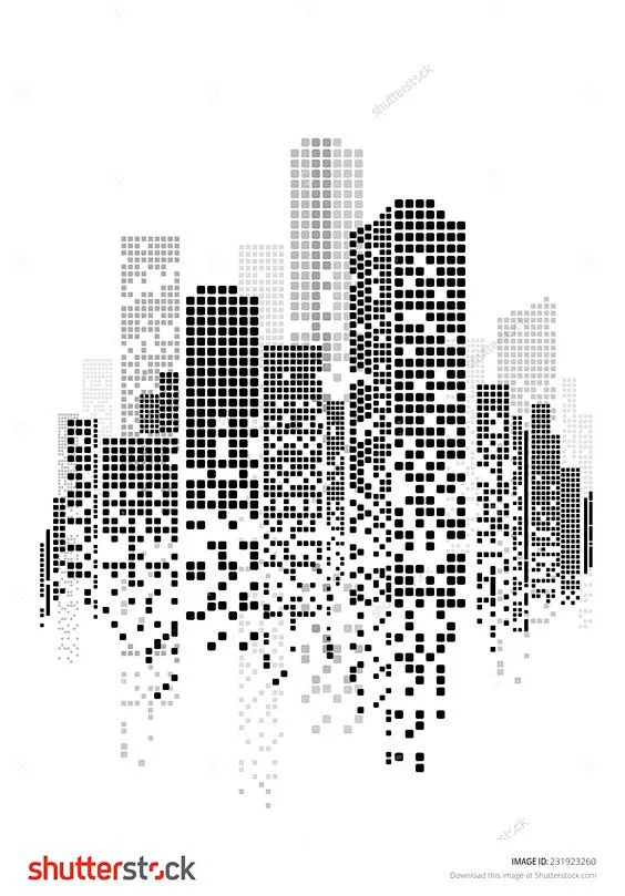 Vector Design - Eps10 Building and City Illustration at night, City ...
