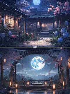 Midjourney✨寂静紫色美✨