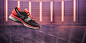Asics Gel Kayano : Artwork for Asics Gel Kayano footwear and Pro Direct Sport. Project included construction of a wind chamber in 3d Studio Max, finished in Adobe Photoshop. 