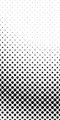 Retro halftone dot pattern background - vector illustration from circles #graphic #RoyaltyFree #design #monochrome #BlackWhite #MonochromeDesign #StockVectors #VectorGraphics #vector #ShutterStock #VectorIllustration #VectorDesigns #MonochromeGraphics #gr