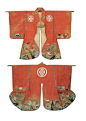 Edo period (1603-1867) mens Jinbaori Kimono. Hand stitched silk woven with tsume tsuzure technique.. Threads are stitched one by one, woven elaborately with nails, this would take an incredibly long time to complete.: 