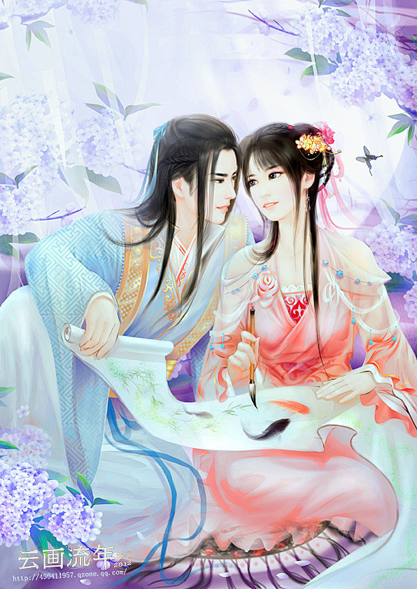 Painting by hiliuyun