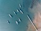 Aerial view, drone view, water, boat and sea HD photo by Hanson Lu (@hansonlujx) on Unsplash : Download this photo in Indonesia by Hanson Lu (@hansonlujx)