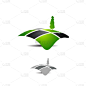 creative graphic concept miniature landscape logo