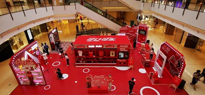 【一万种快闪店】可口可乐快闪店@建业凯旋城-花瓣网