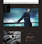 HUGO BOSS Website : The relaunch of the global HUGO BOSS online appearance includes the set-up of six completely different brand worlds and the merging of all contents. The newly created section “lifestyle” informs about all corporate activities and inclu