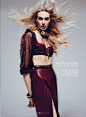 Editorial: The Art of Haute Couture by Benjamin Kanarek in Elle Vietnam April 2014 : Benjamin Kanarek photographed Canadian model Dauphine McKee for the cover story of Elle Vietnam's latest issue with styling works by Adèle Cany. Dauphine poses in gorgeou