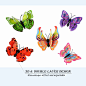 Amazon.com: OPSEAM Butterfly Wall Decor 24/48 PCS, 3D Butterflies Stickers for Party Decorations with Magnets(Colorful, 24) : Tools & Home Improvement