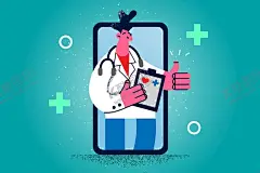 医生推荐 【酷图网】现代,适量人物,h5,流行,潮流,创意,简约,扁平,青年,商务,互联网,场景交流,电子商务图标,商业人物,扁平插画,二维插画,扁平插画类,立体构图,扁平风,户外,科技插画,插图设计,社交,通讯,交友,平台,人物,手绘,插画,动漫动画,动漫人物,医生推荐,
