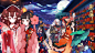 #阴阳师夏日祭# 繁灯似锦，携手同游，绘马上写的又是谁的心愿(*/ω＼*)
（本期主题壁纸画师： ELREYIENS  网页链接：O网页链接 ） ​​​ ​​​​