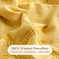 Amazon.com: WARMDERN Boho Duvet Cover Set 3 Piece Yellow Queen Duvet Cover Set Washed Microfiber Tufted Bedding Set with Zipper Closure Wavy Stripes Duvet Cover and 2 Pillowcases (Queen, Yellow) : Home & Kitchen