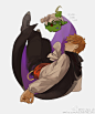 #灵能百分百# #モブサイコ100# 【授权转载】【请勿二次转载】tum:Just According to Keikaku@ oekaki-chan（O网页链接）Halloween!!!