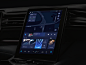 K-Radio HMI Design nio es8 dashboard ux ui automotive auto car hmi