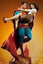 Superman and Lois Lane diorama by Sideshow
