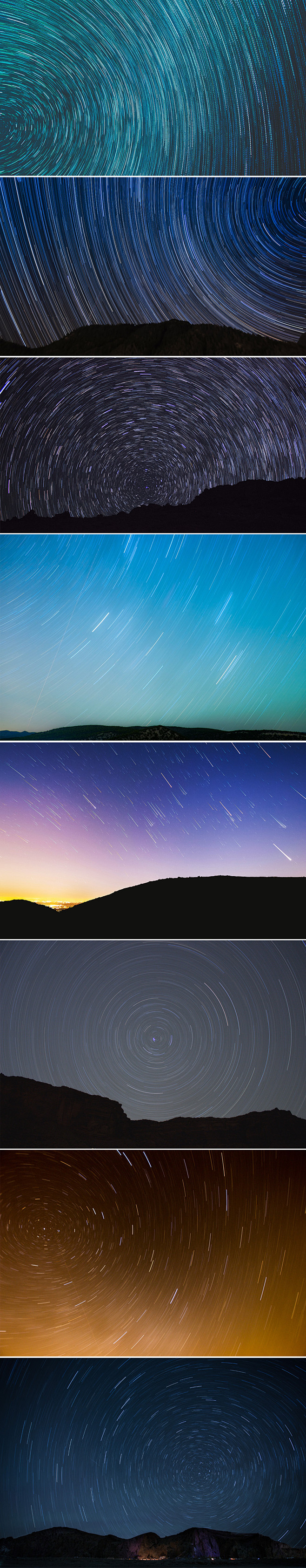 高清唯美星空背景银河太空宇宙流星雨背景海...