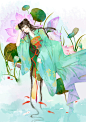 逗鱼_-鲁C-__插画师作品_涂鸦王国gracg.com